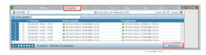 Facilidade para extrair relatórios de posições por data.